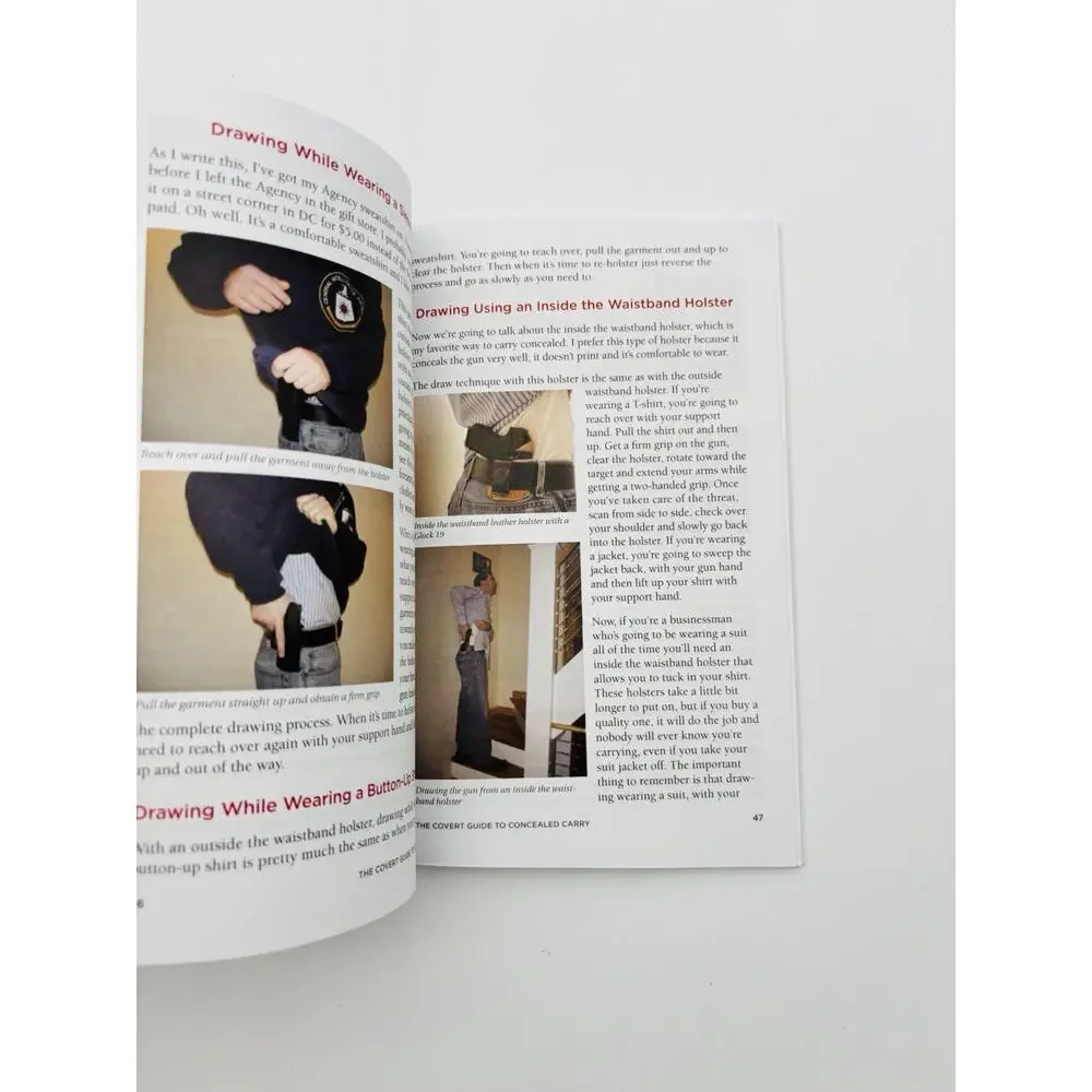 Covert Guide to Concealed Carry Confessions of a Former CIA Officer Book Spy VG